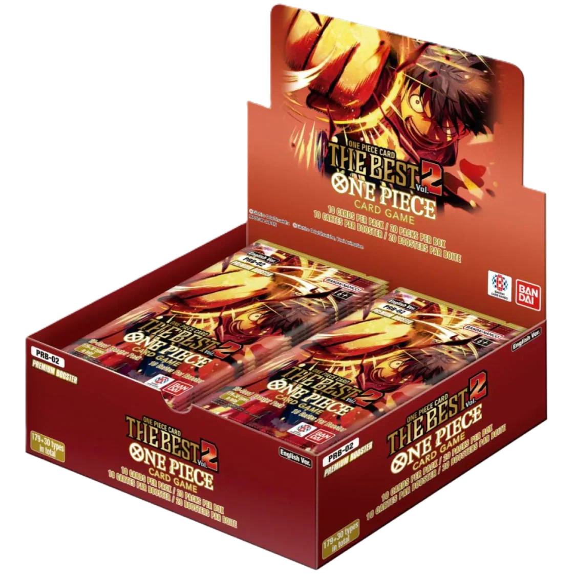 PRB-02 Premium Booster Box | The Best 2 | ONE PIECE | English
